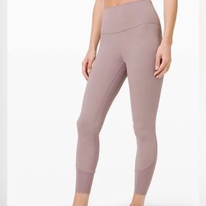 Lululemon Align special edition scallop size 4 25” Violet Verbena